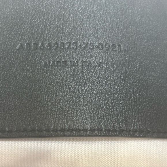 SAINT LAURENT Butterfly Buckle Suede Belt In Nero SZ 75 - Picture 6 of 7